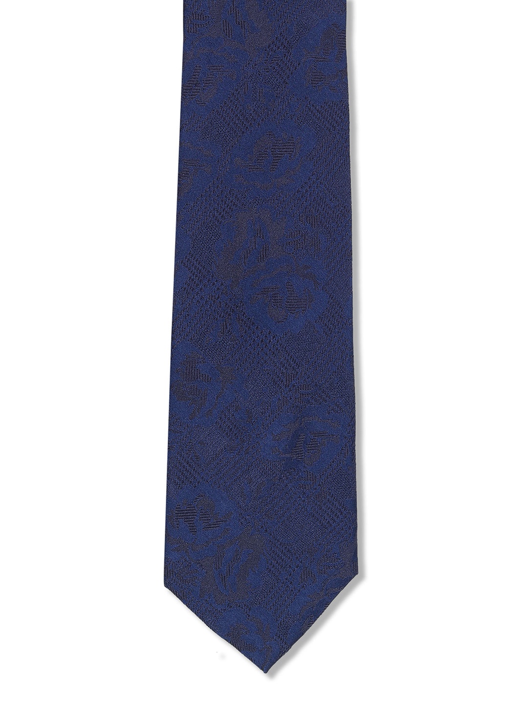 

Arrow Men Blue Woven Design Broad Tie