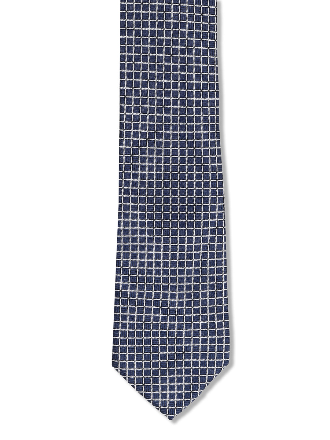

Arrow Men Blue & White Woven Design Broad Tie