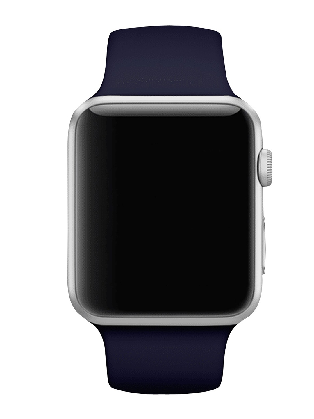 

MUTAQINOTI Navy Blue 44 mm Soft Silicone Straps for Smartwatch