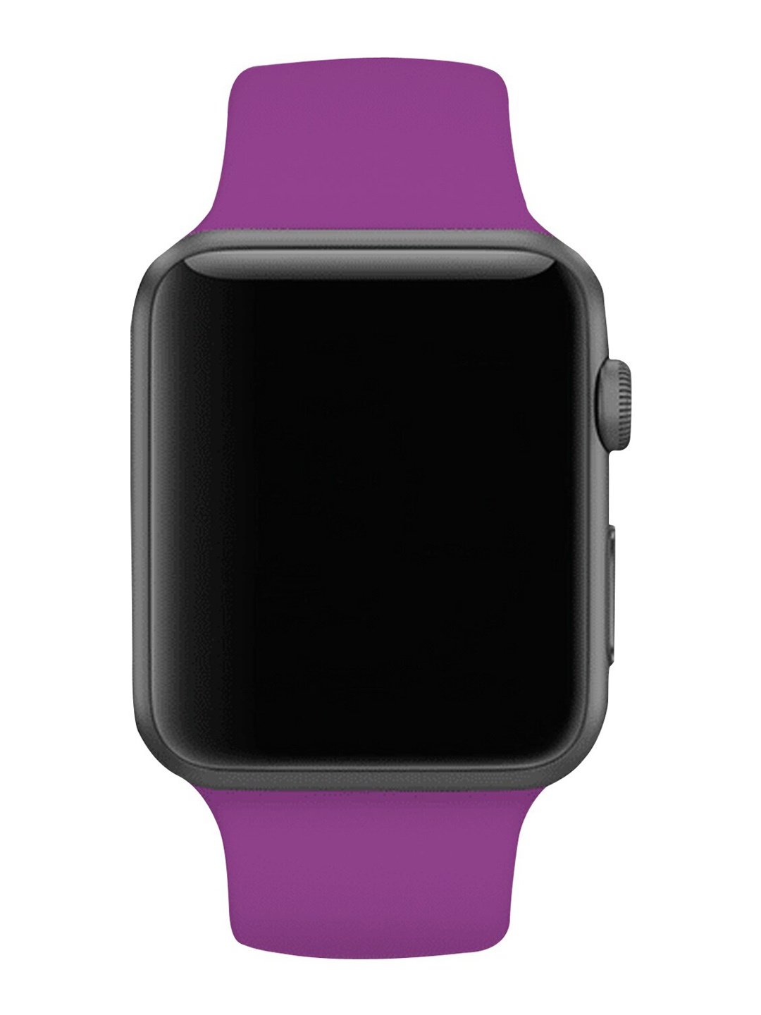 

MUTAQINOTI Purple 44 mm Soft Silicone Straps for Smartwatch
