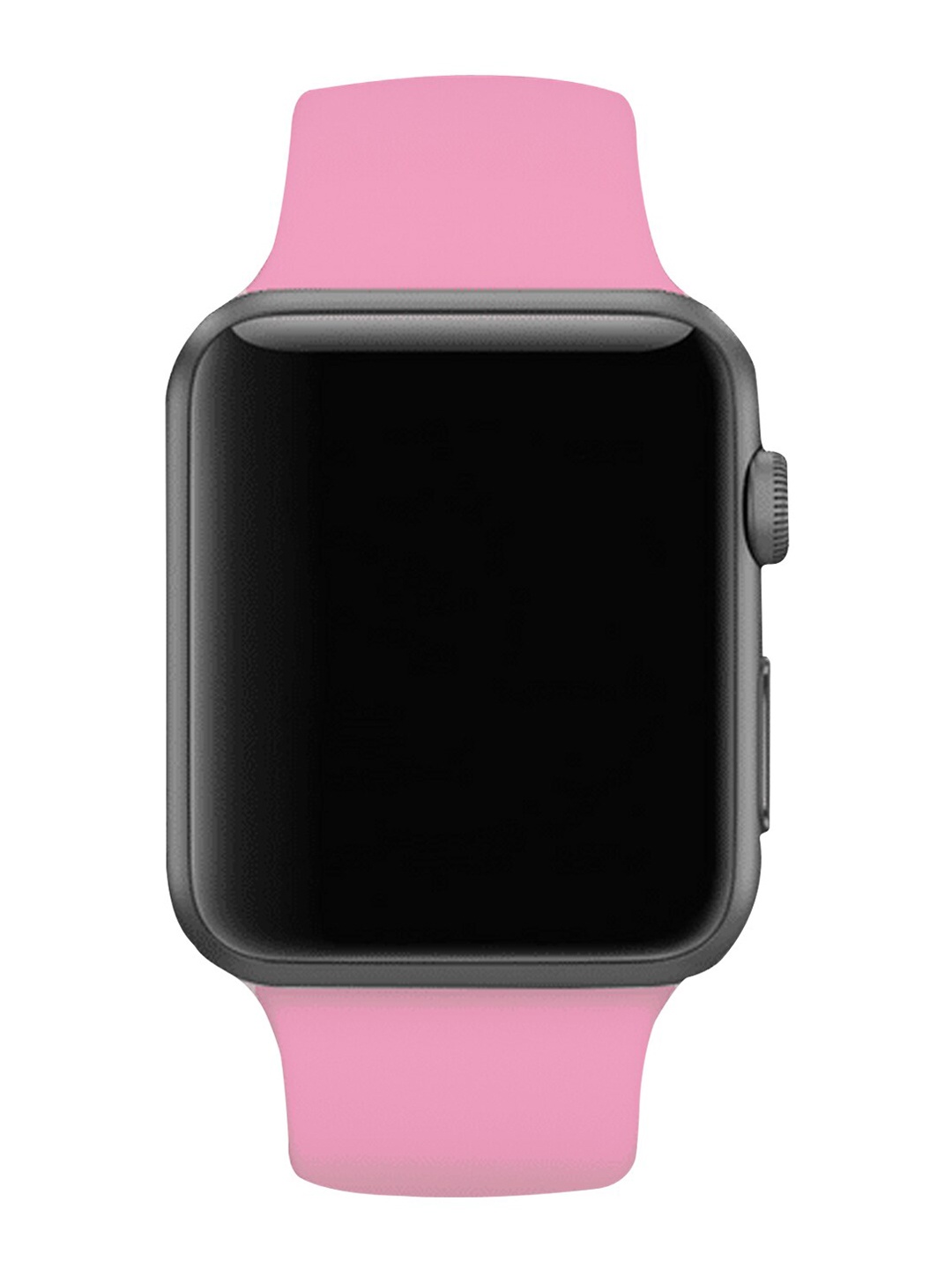 

MUTAQINOTI Pink Solid Smartwatch Strap