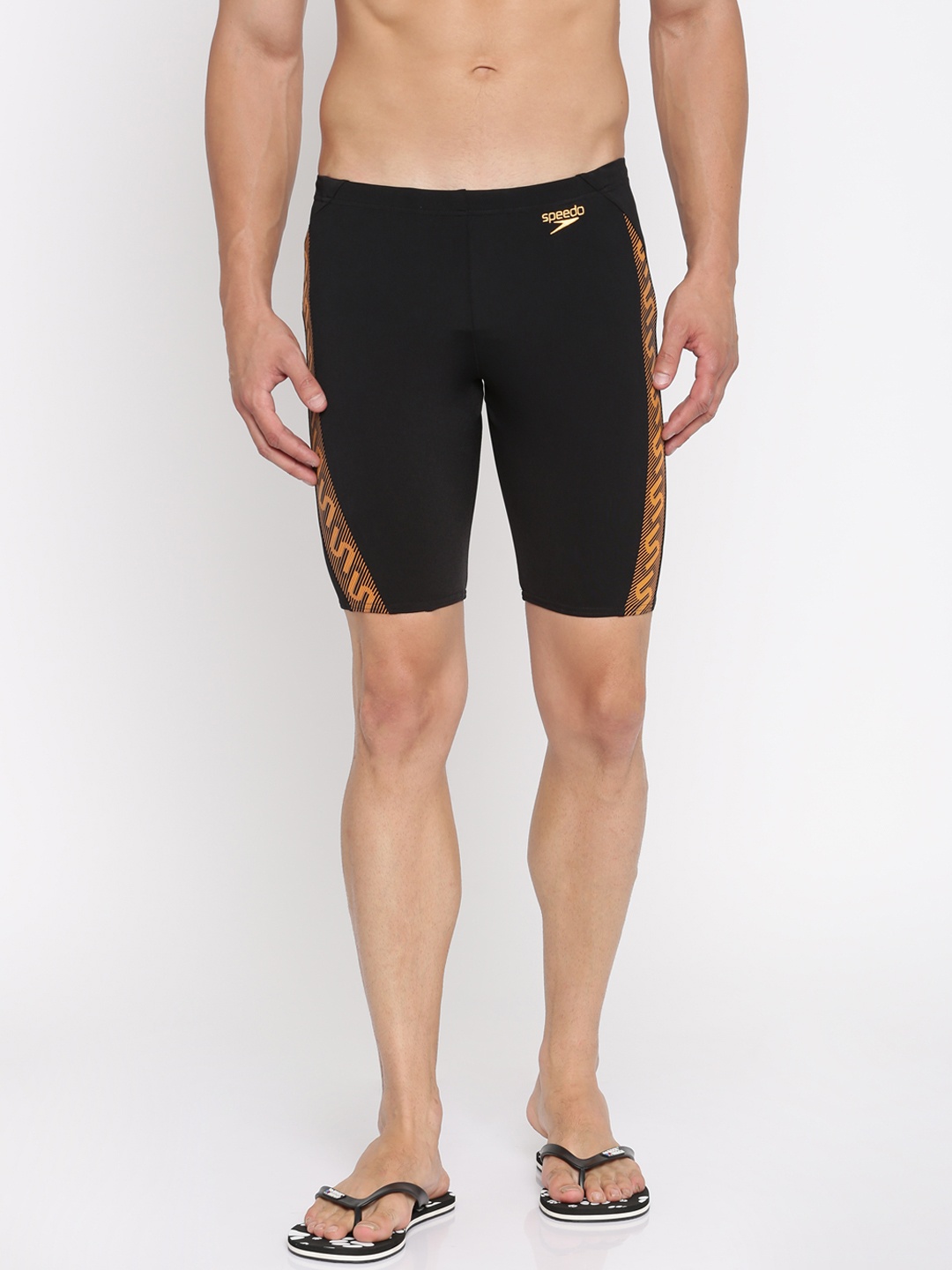 

Speedo Green Black Printed Swim Shorts 808743A315