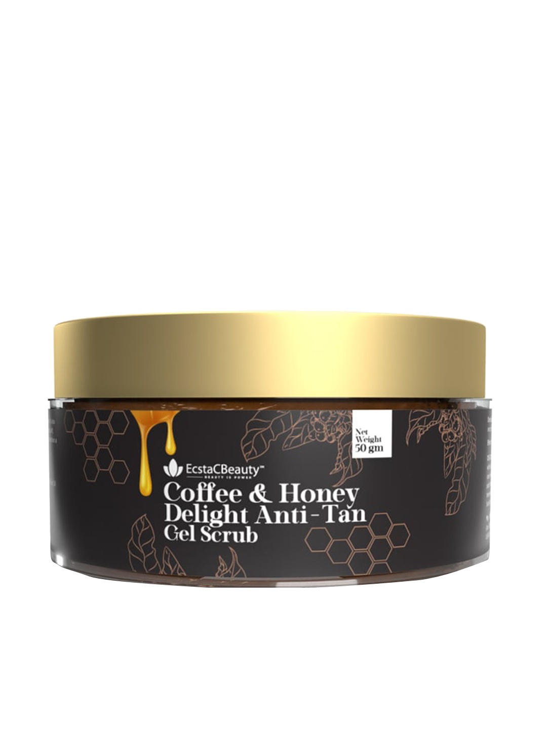 

EcstaCBeauty Face Scrub & Exfoliator, Brown