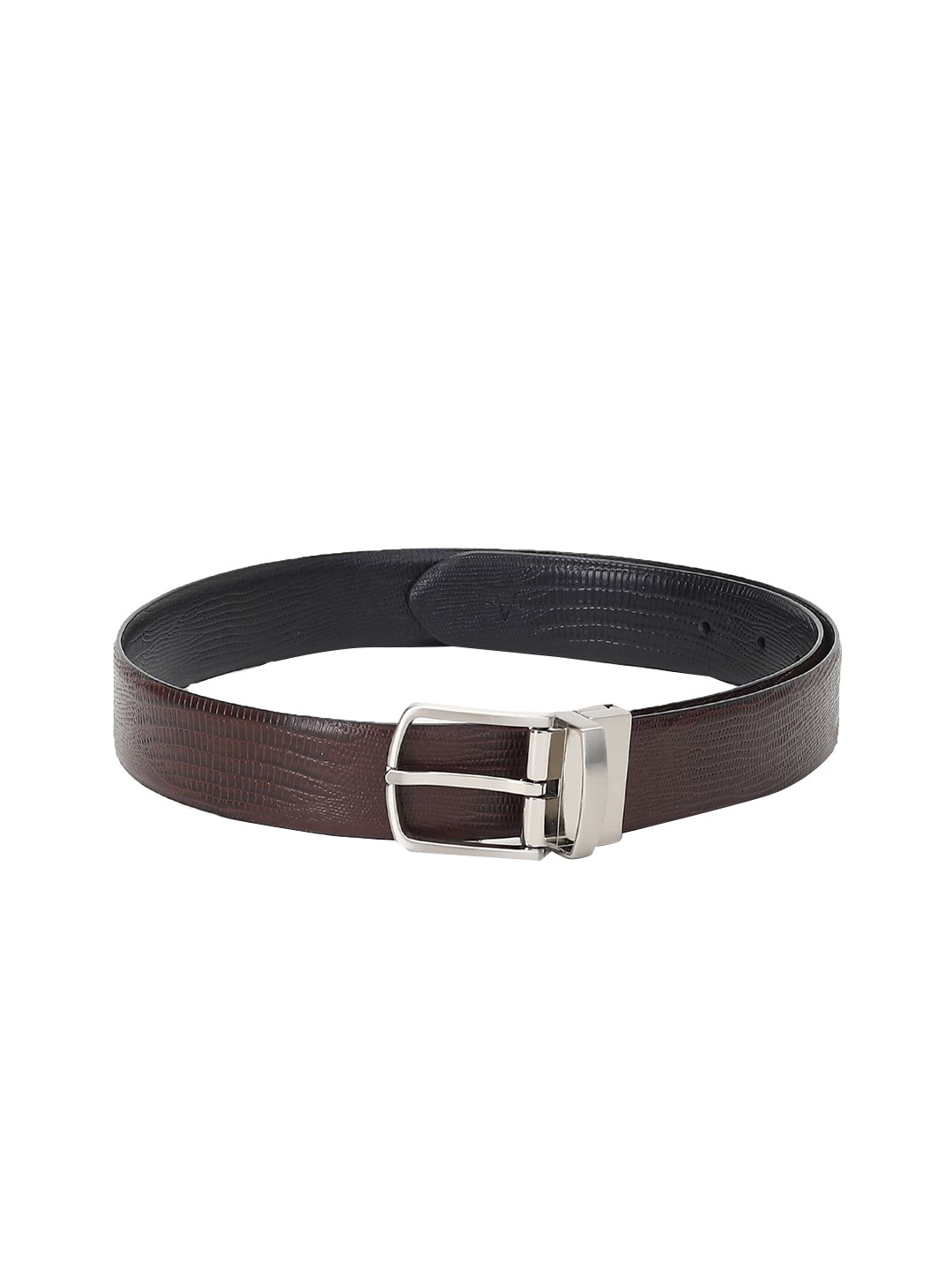

Arrow Men Brown & Black Textured Reversible Belt