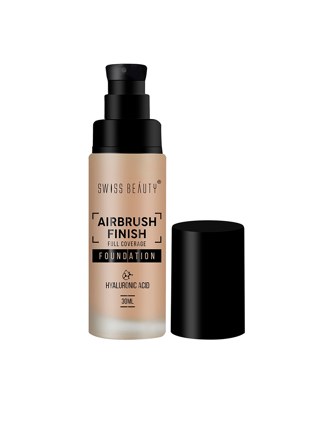 

SWISS BEAUTY Airbrush Finish Full Coverage Foundation with Hyaluronic Acid 30ml - Warm Sun, Beige