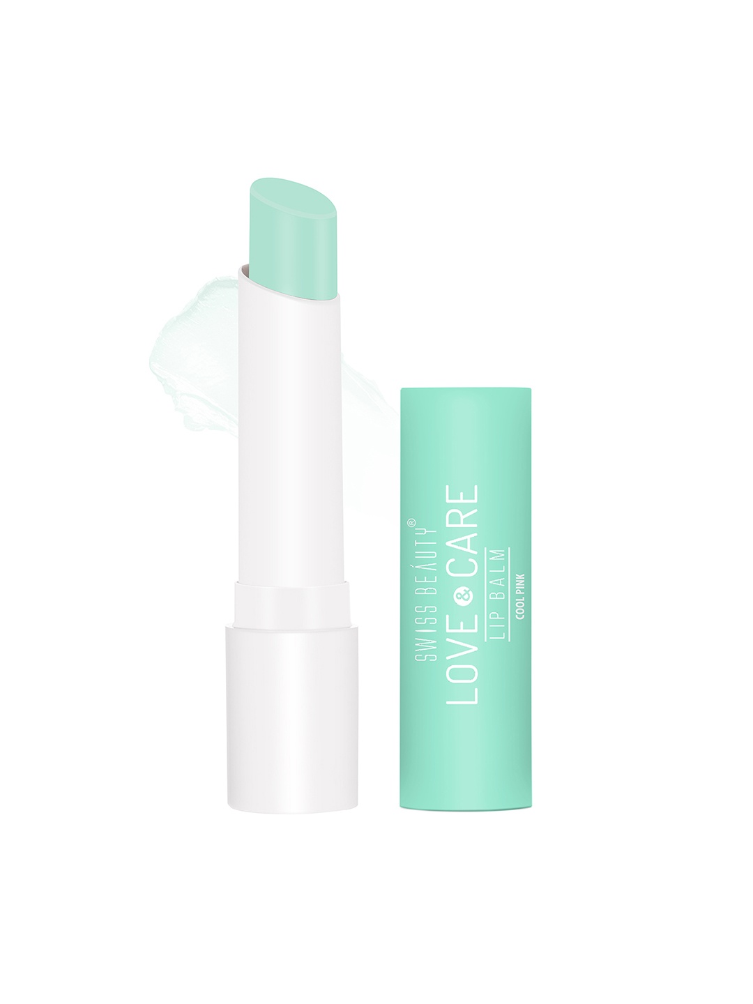

SWISS BEAUTY Love & Care Color Changing Lip Balm - Fresh Mint, Green