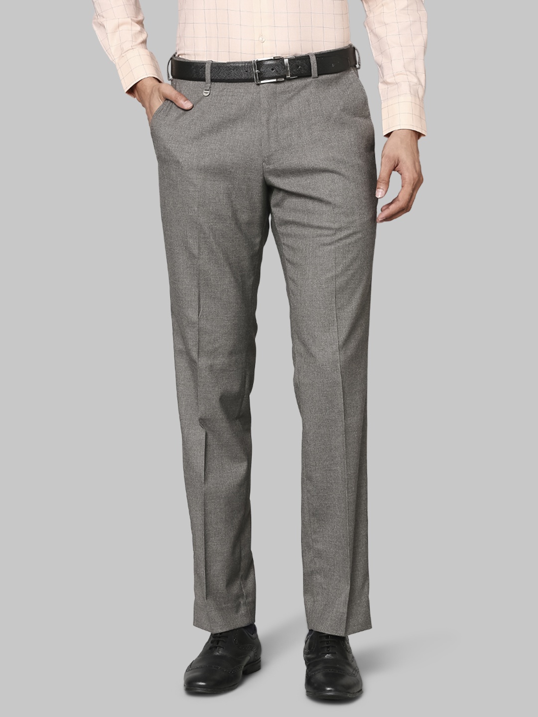 

Park Avenue Men Grey Trousers