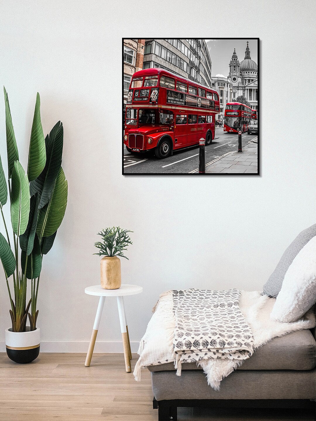 

HomeTown Red & Black Simon City Bus Printed Wall Art