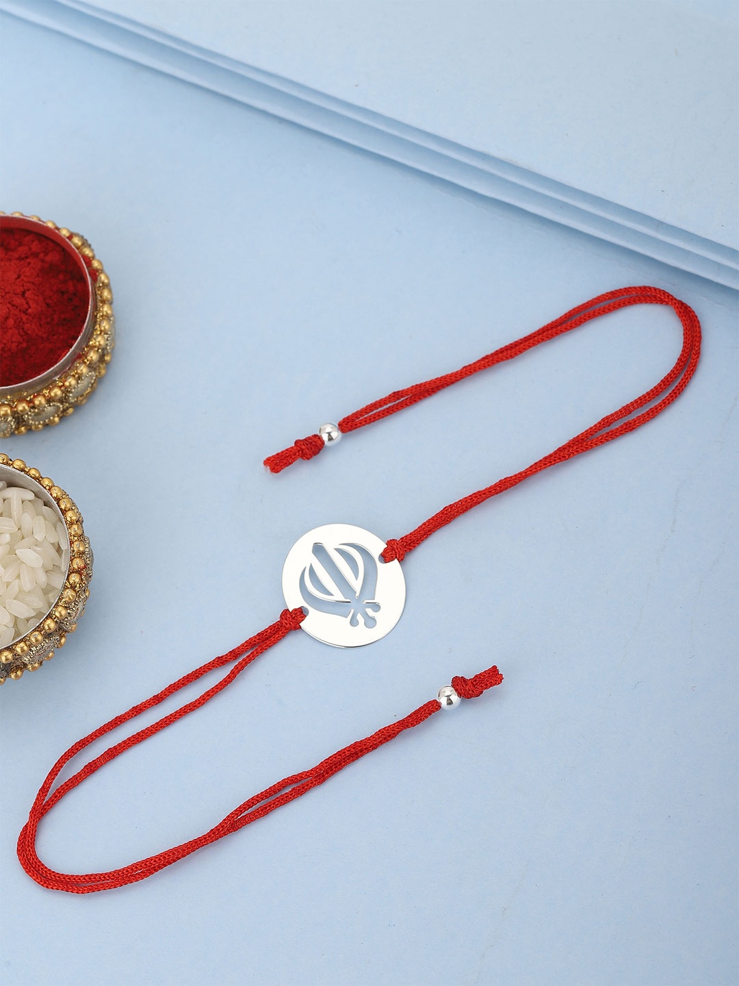 Carlton London 925 Sterling Silver Rakhi