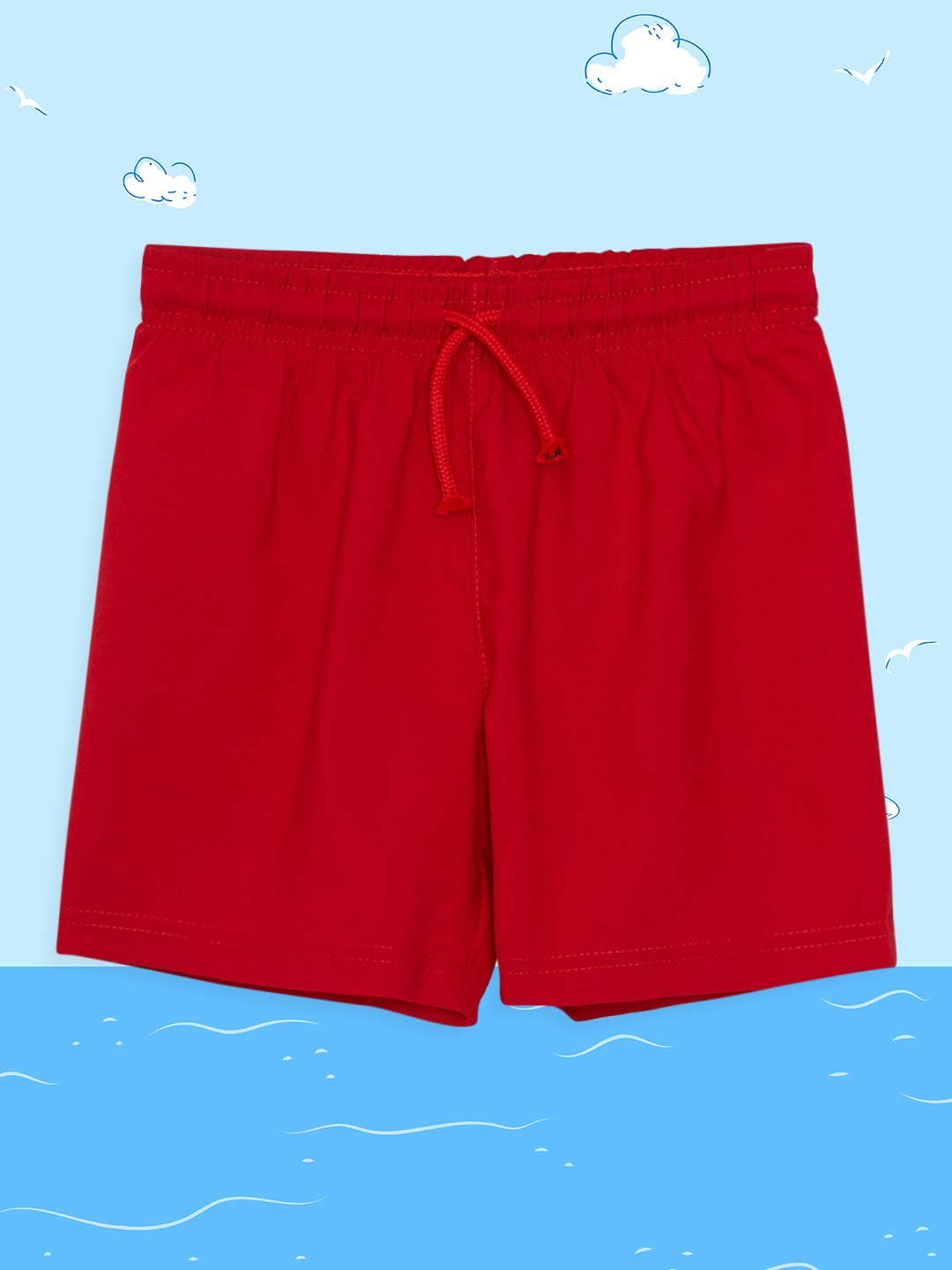 

LC Waikiki Boys Red Solid Swim Bottoms