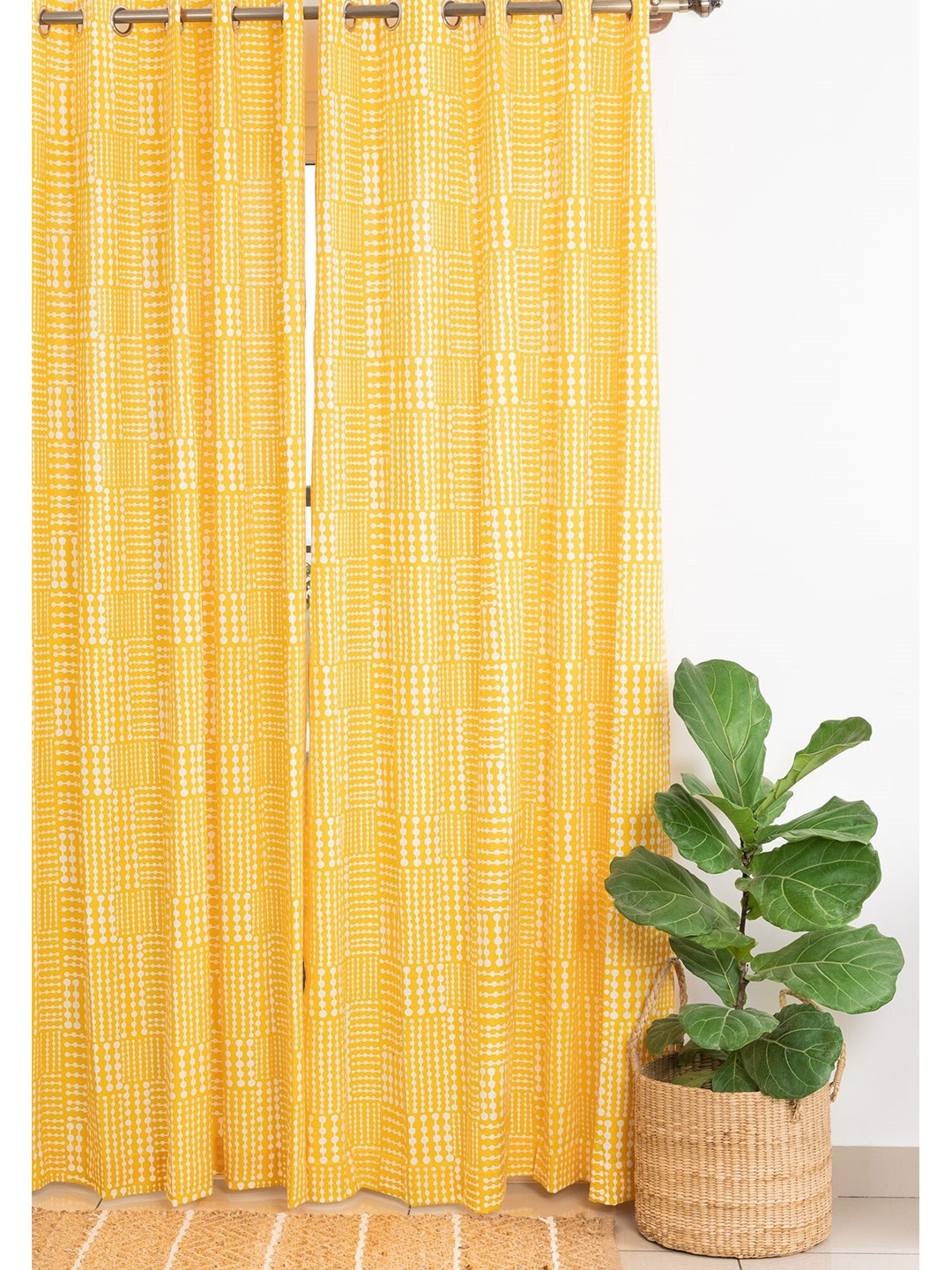 

The Yellow Dwelling Yellow Window Curtain