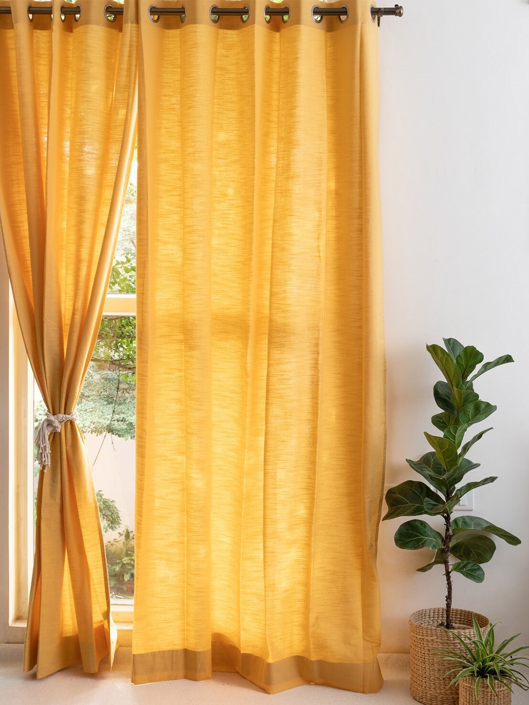 

The Yellow Dwelling Yellow Door Curtain