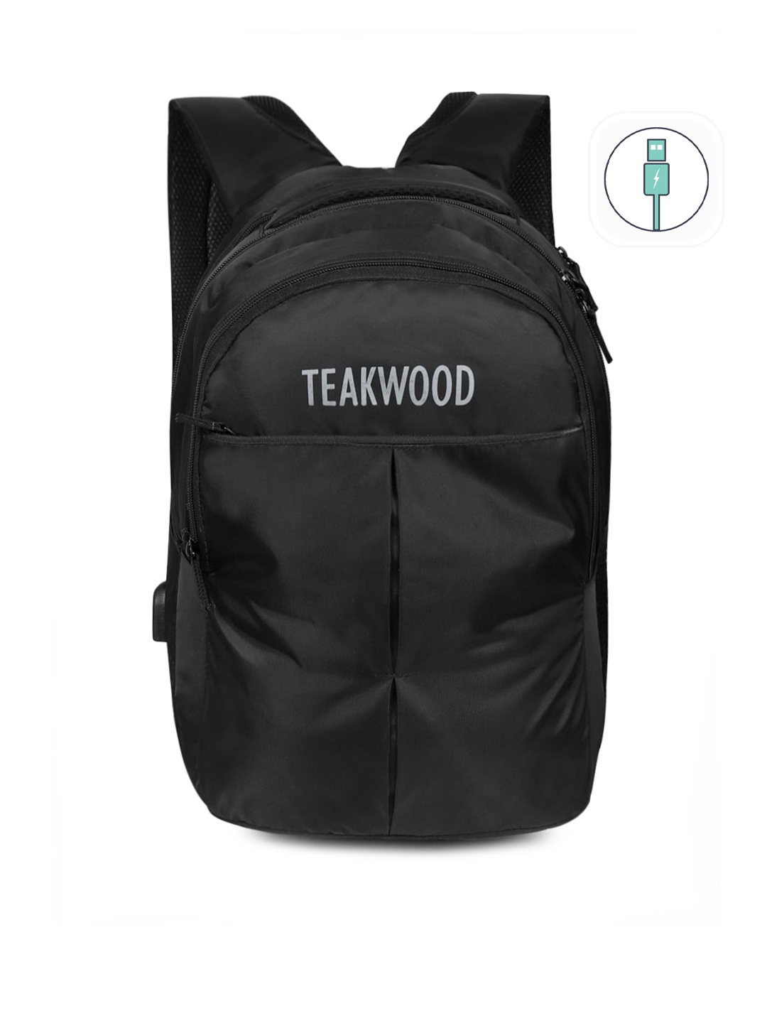 

Teakwood Leathers Unisex Black Backpacks