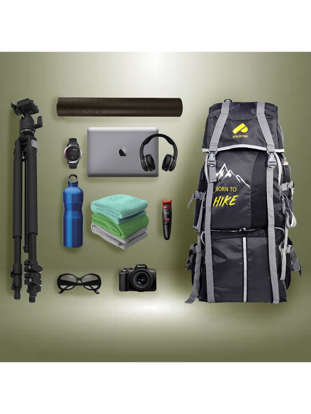 

Polestar Grey Solid Rucksacks