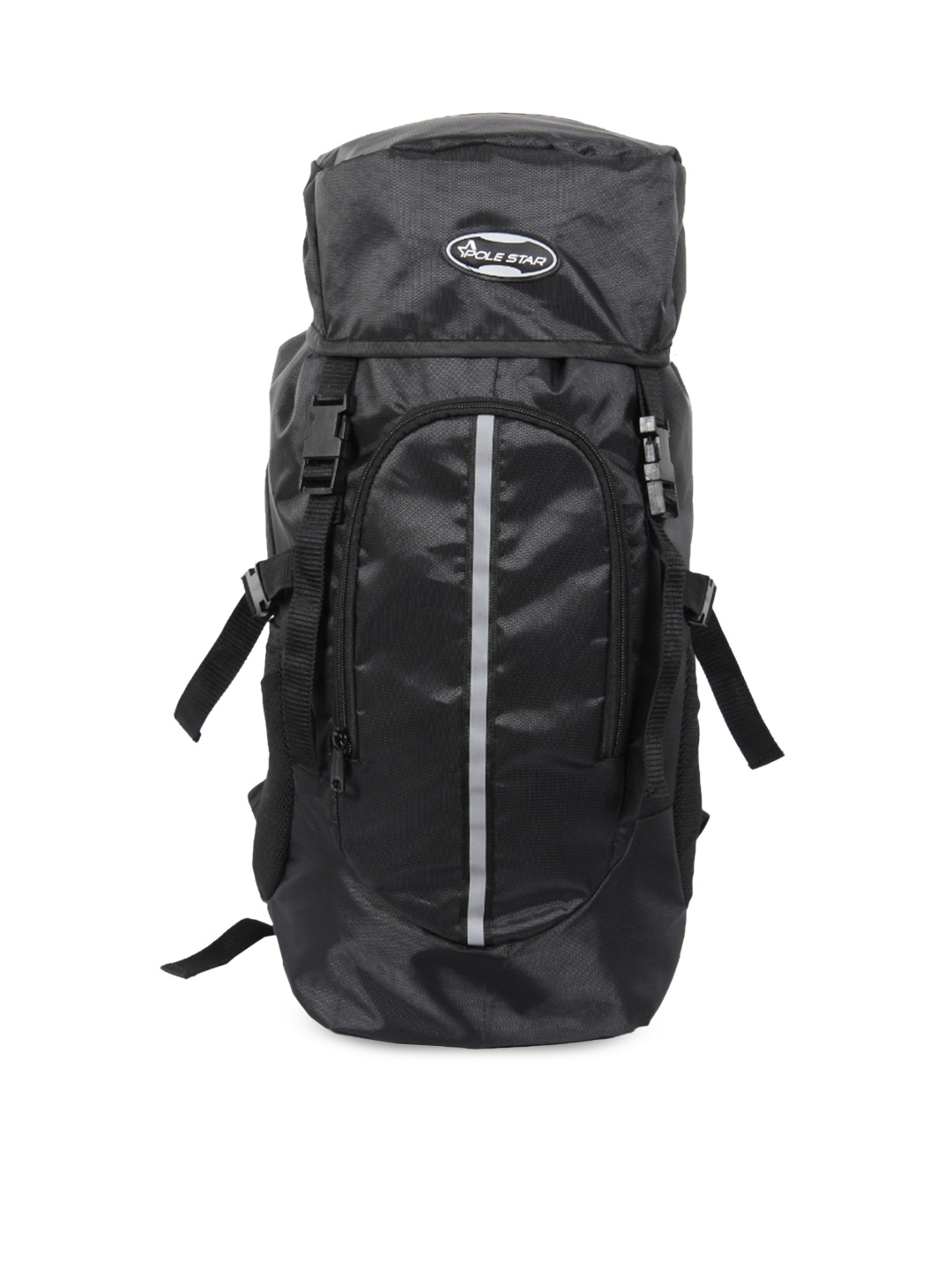 

Polestar Black Solid Hiking Rucksack