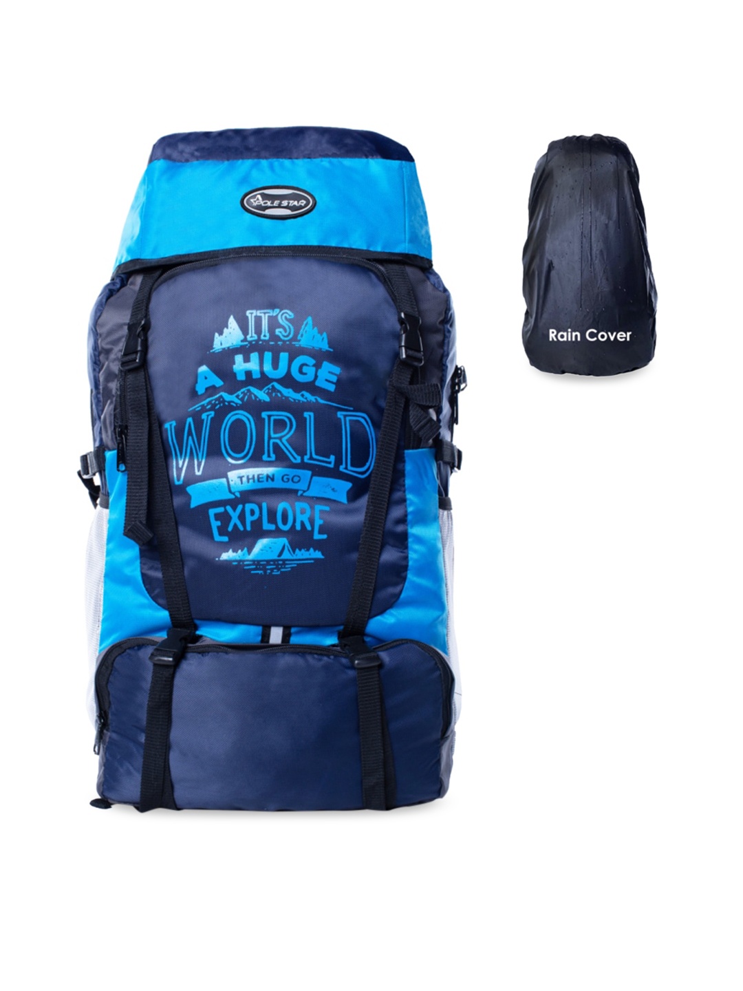 

Polestar Blue Colourblocked Hiking Rucksacks