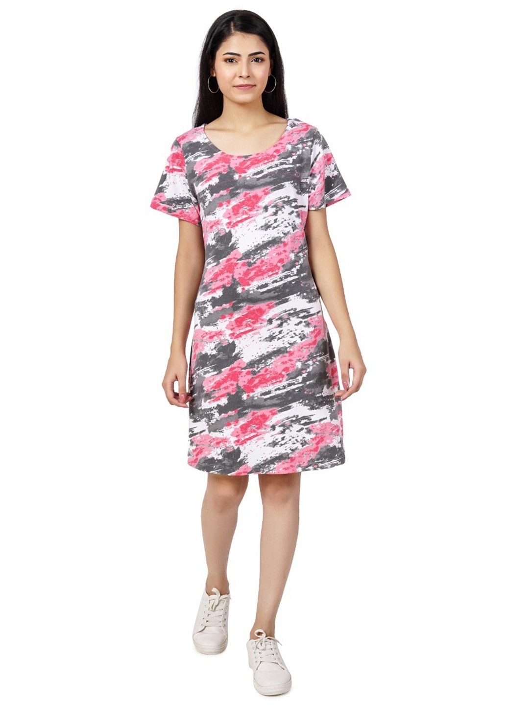 

DOLSU Women Multicolored A-Line Dress, Multi