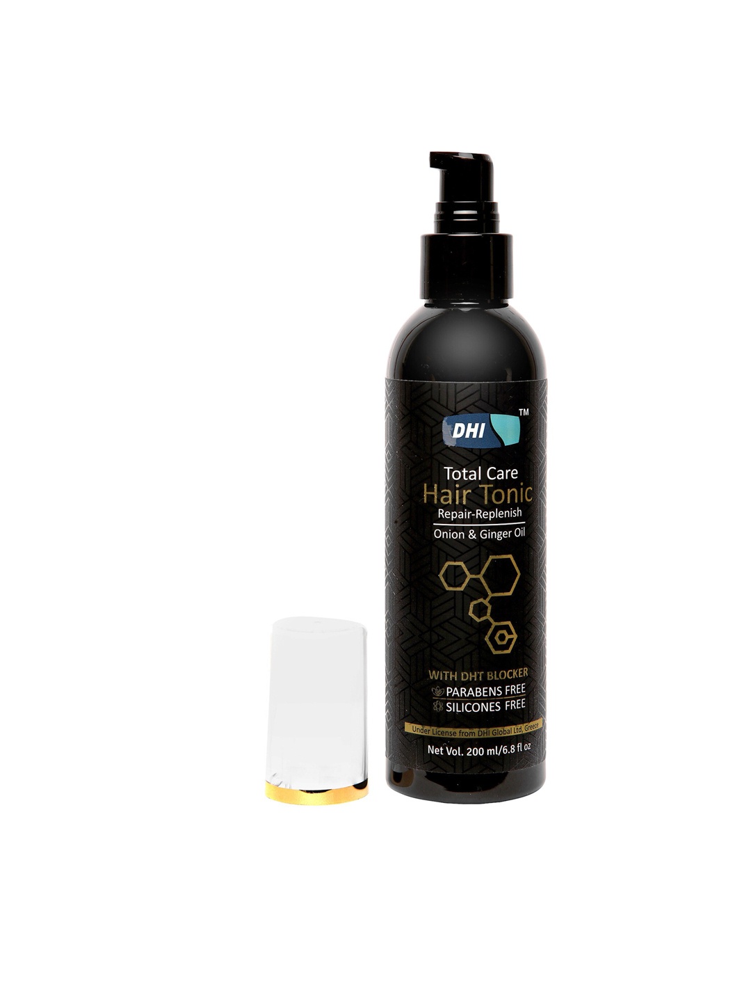 

DHI Total Care Onion & Ginger Oil Hair Tonic with DHT Blocker - 200ml, Black
