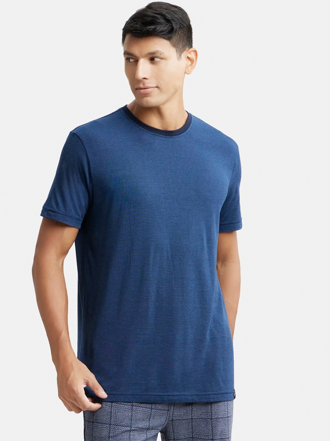 

Jockey Men Blue T-shirt