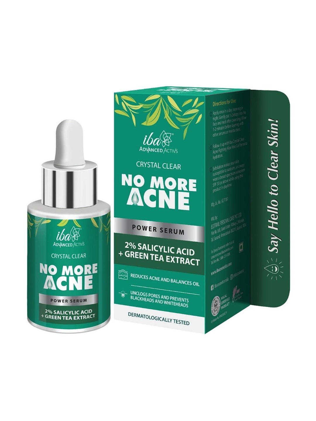 

Iba Advanced Activs Crystal Clear No More Acne Power Serum 30 ml, White