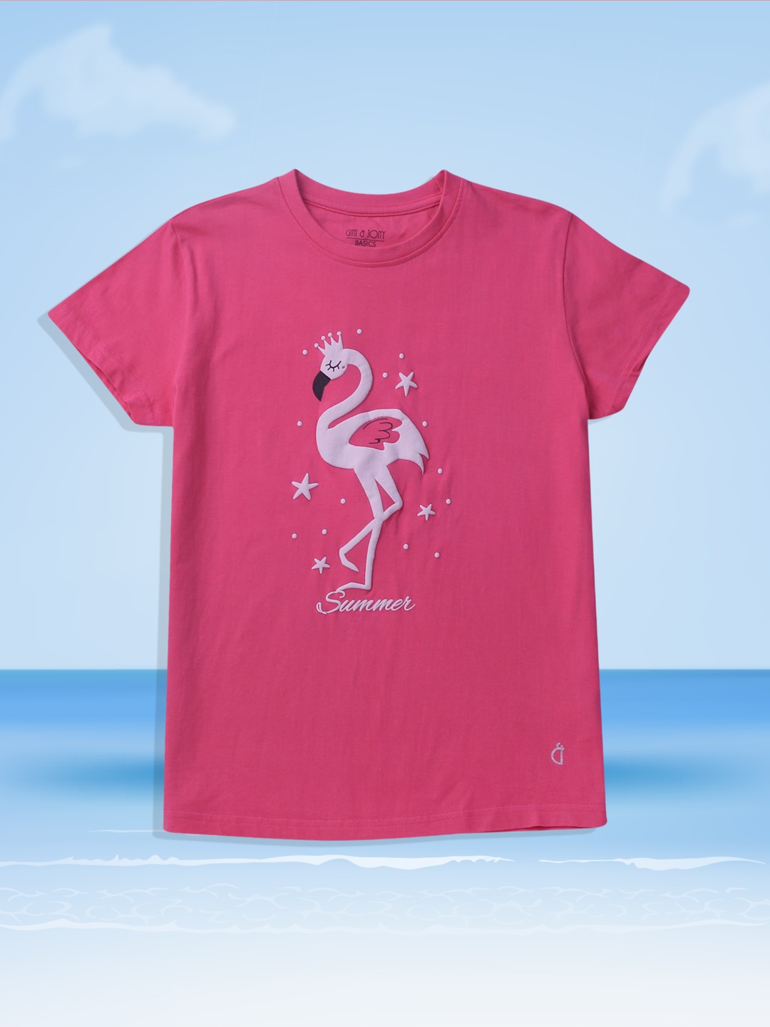 

Gini and Jony Girls Pink Print Top