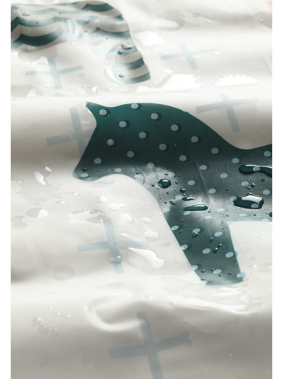 

homewards White Printed Shower Curtain, Multi