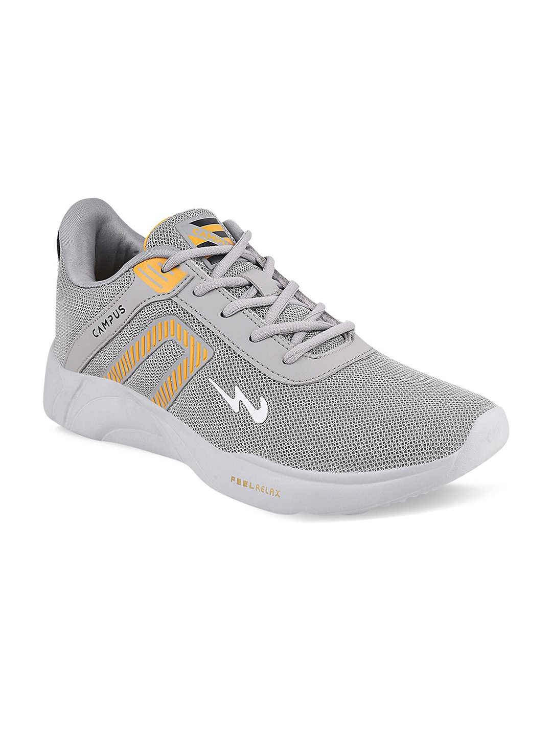 

Campus Men Grey Mesh Running Shoes