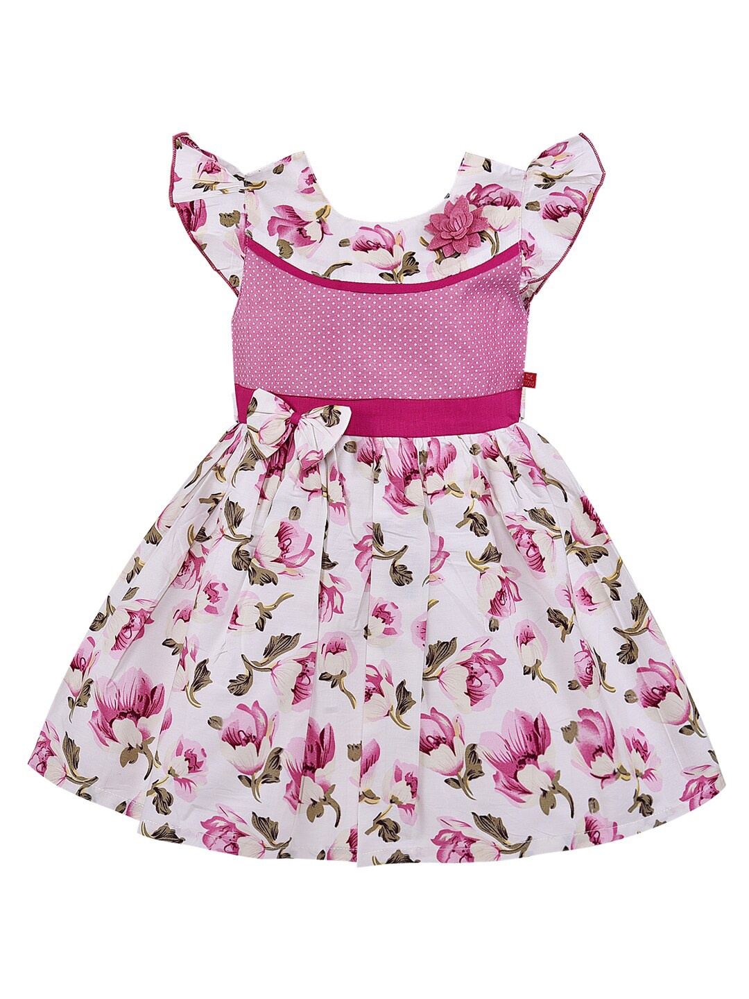 

Wish Karo Girls Pink Floral Dress