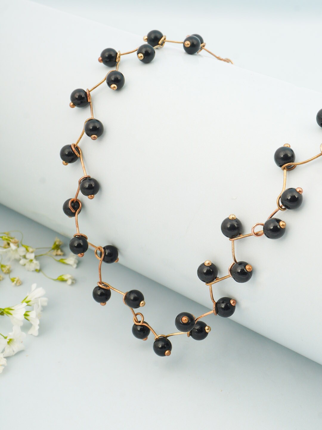 

Ferosh Black & Gold-Toned Necklace