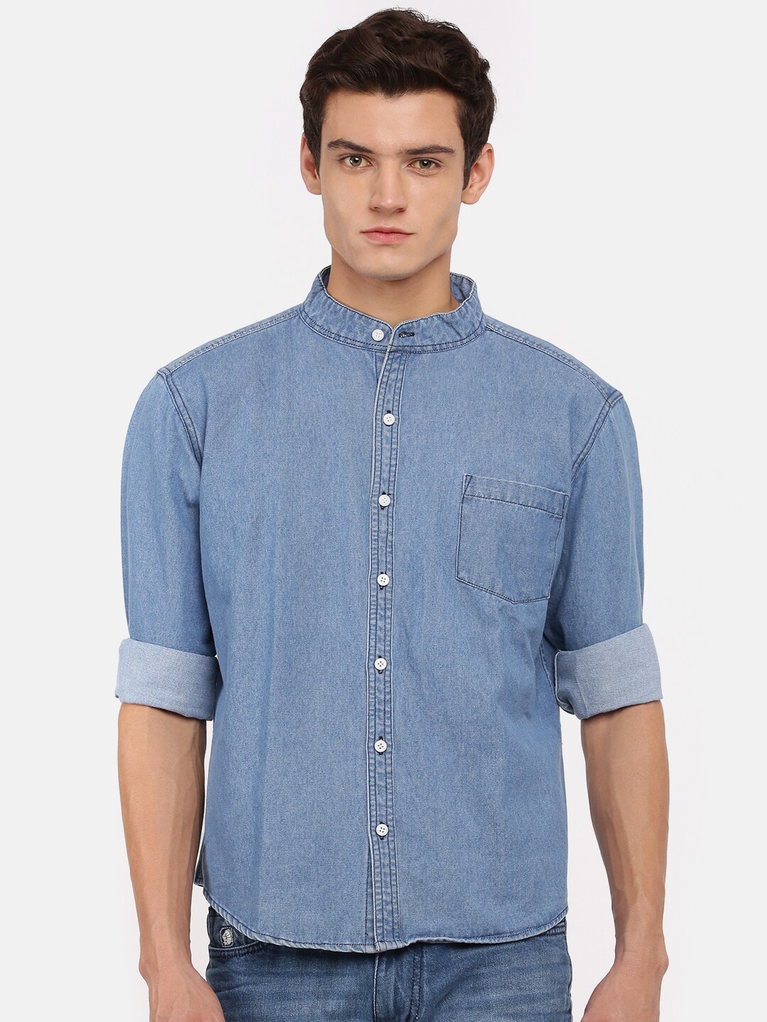 

VOXATI Men Blue Standard Casual Shirt