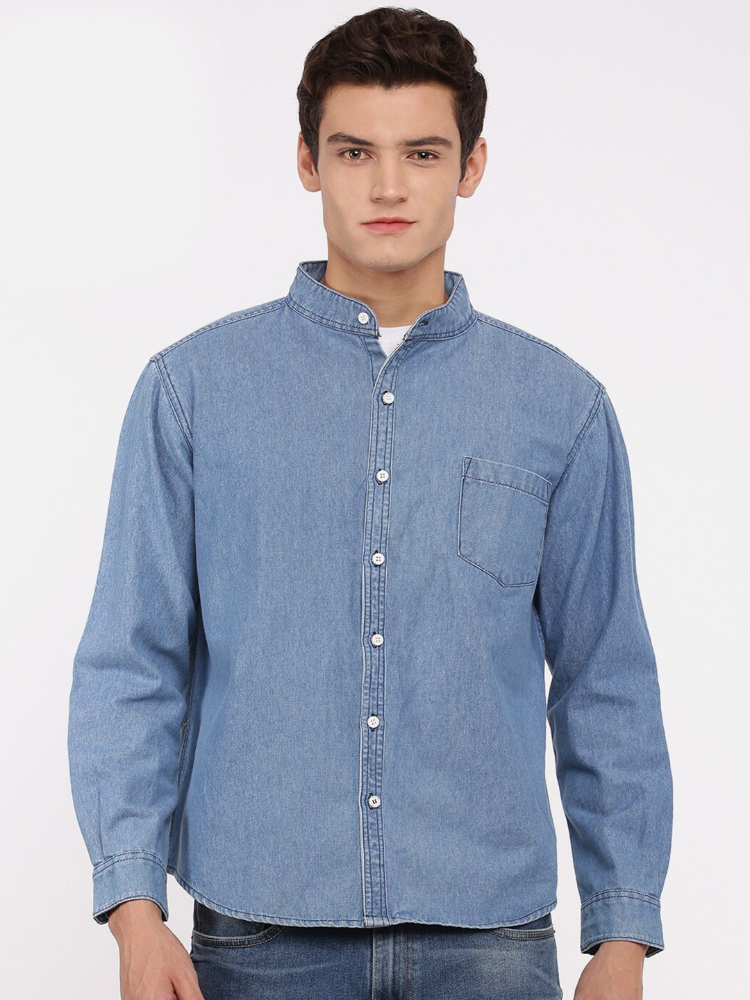 

VOXATI Men Blue Standard Casual Shirt