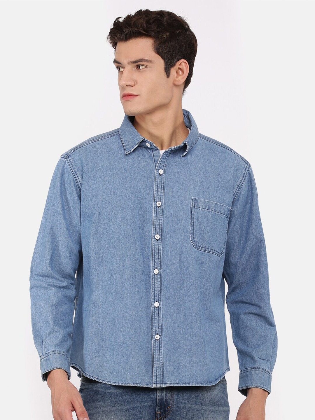 

VOXATI Men Blue Standard Casual Shirt