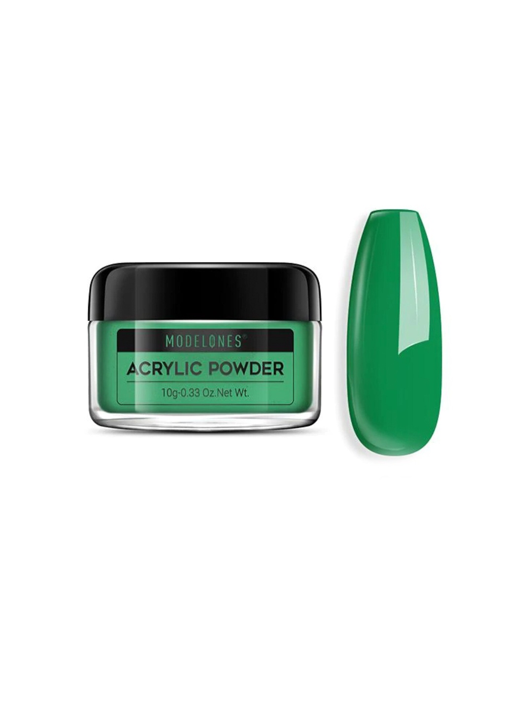 

Modelones Nail Art Acrylic Powder 10g - Shade 35, Green