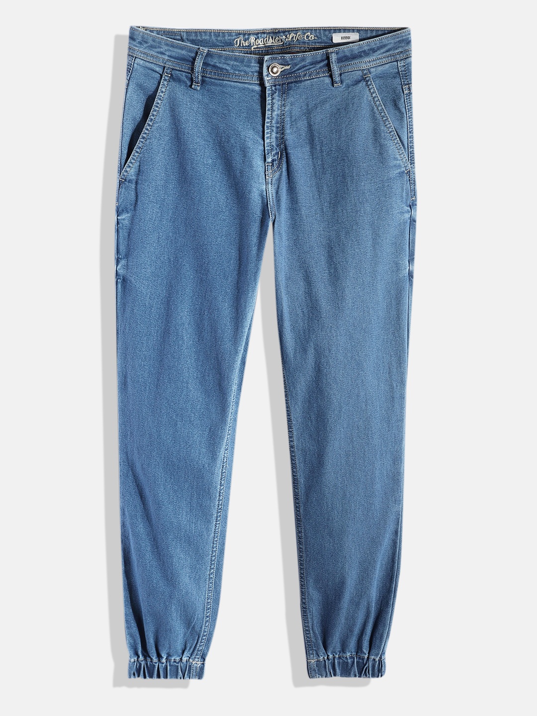 

UTH by Roadster Boys Blue Jogger Light Fade Stretchable Jeans
