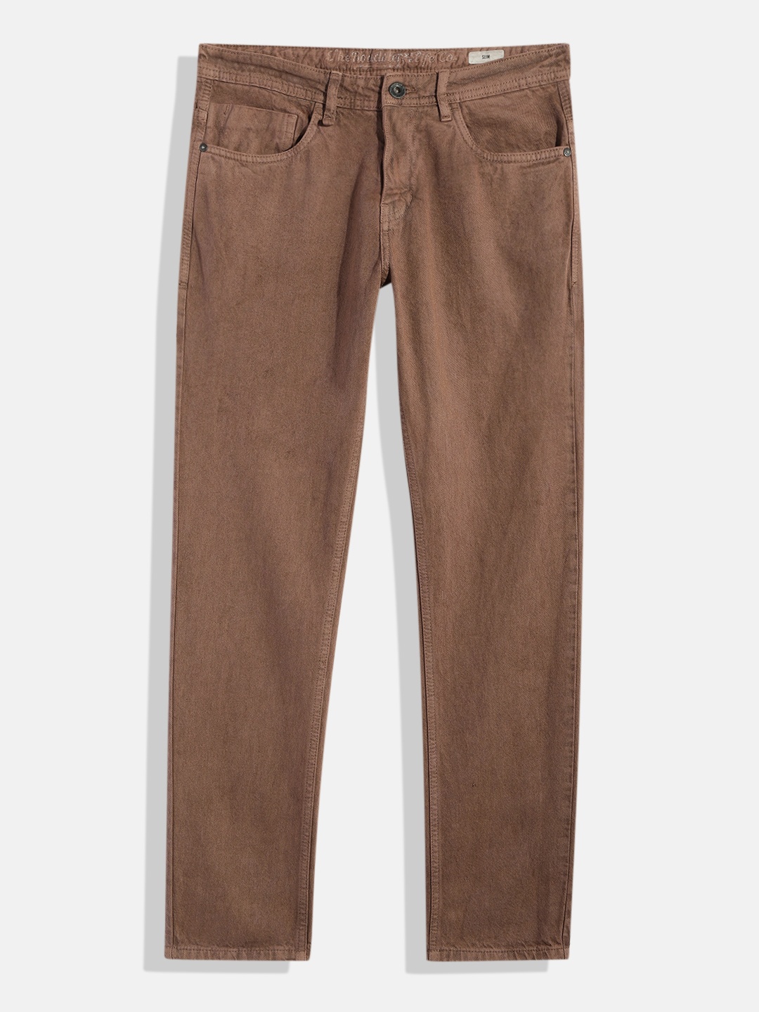 

UTH by Roadster Boys Brown Slim Fit Clean Look Stretchable Jeans