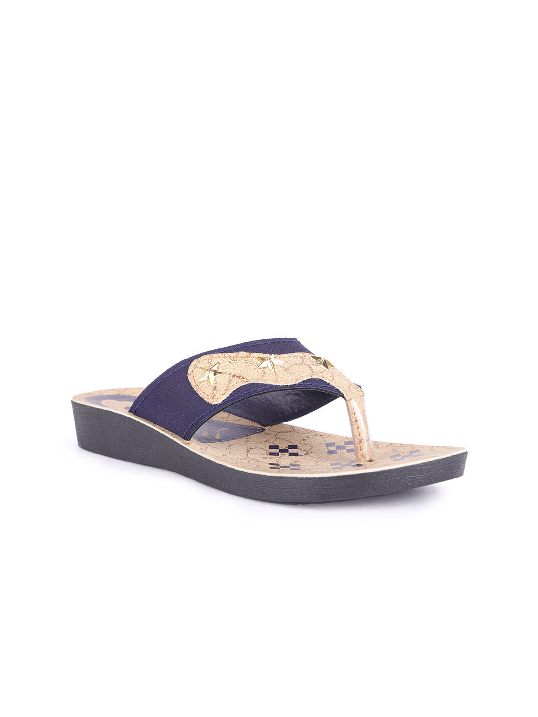 

FABBMATE Women Blue T-Strap Flats