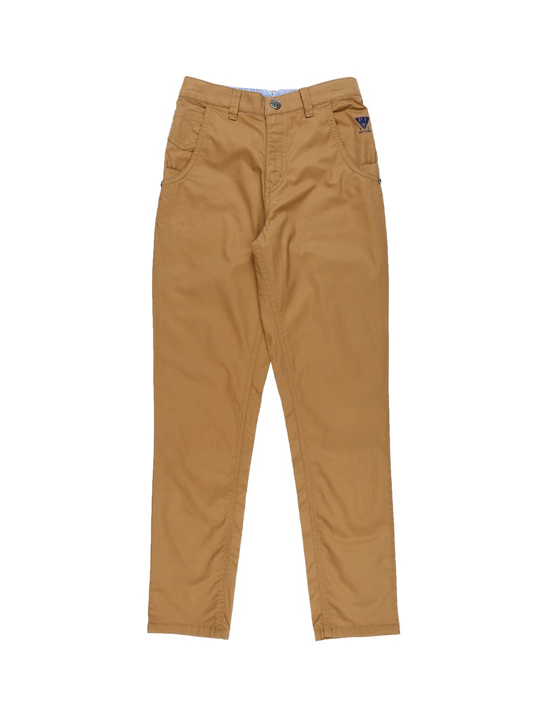 

Gini and Jony Boys Brown Solid Chinos Trouser