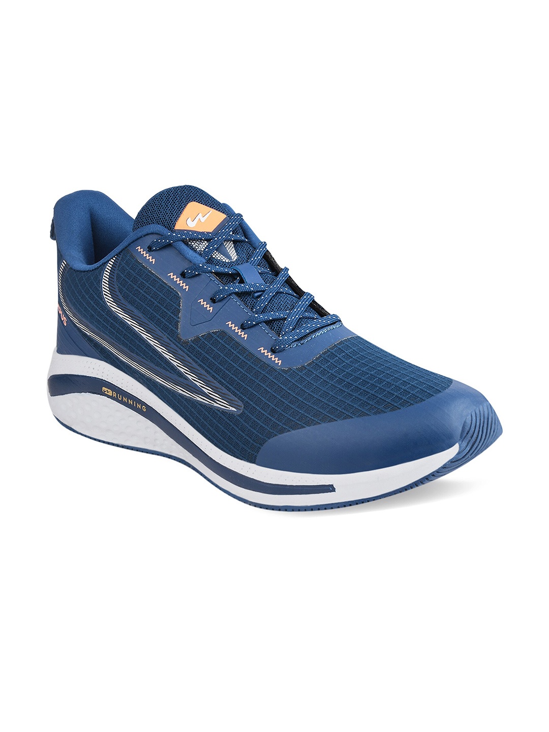 

Campus Men Blue Mesh Running Shoes