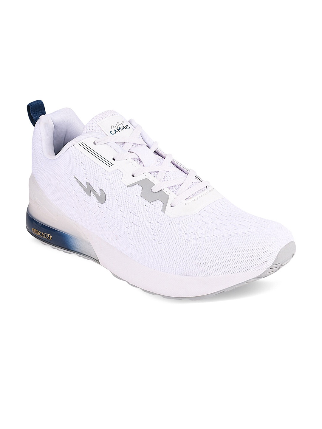 

Campus Men White Mesh Running Shoes