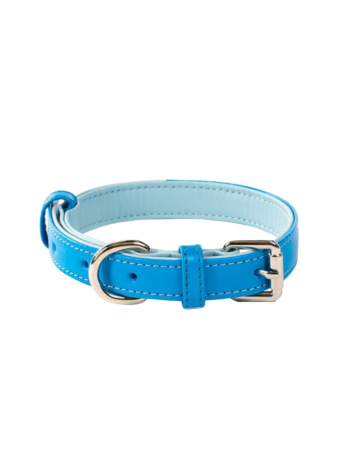 

thepawpstarco Blue Solid Dog Collar