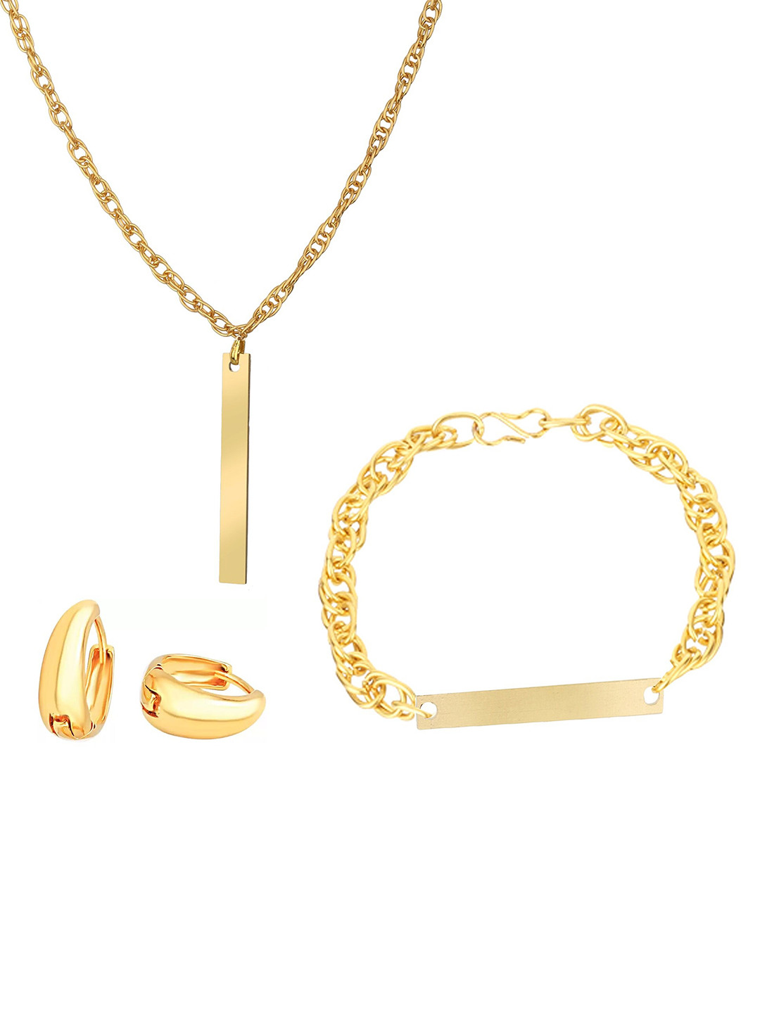 

Goldnera Men Gold-Toned Brass Gold-Plated Chain