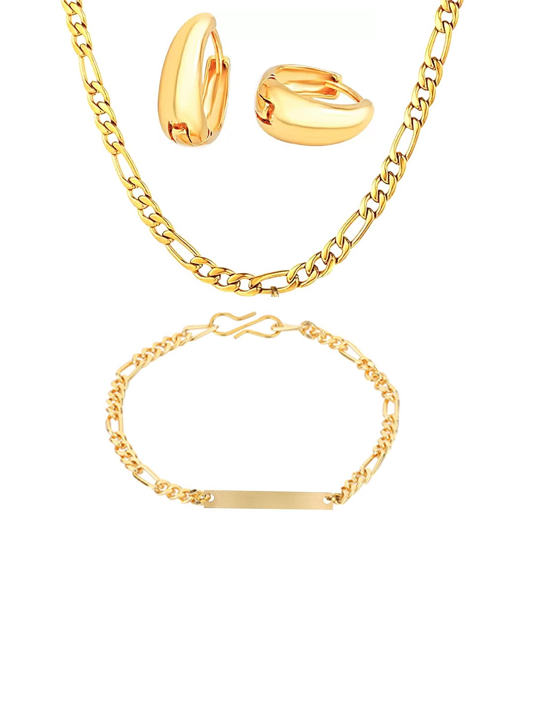 

Goldnera Men Gold-Toned Brass Gold-Plated Chain