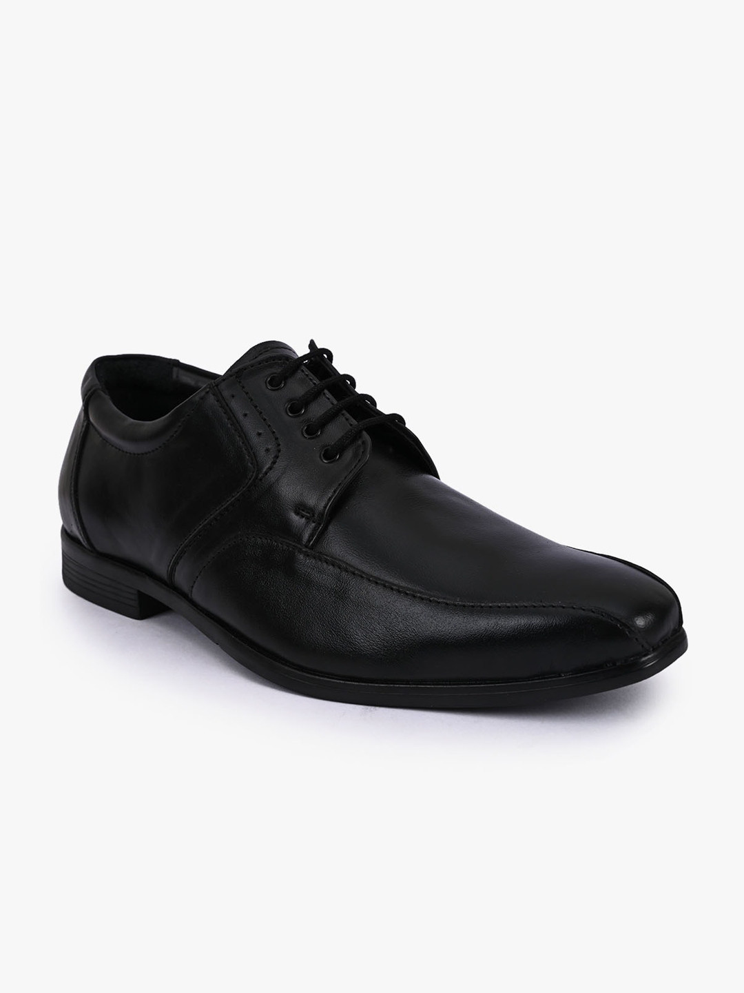 

BuckleUp Men Black Solid Formal Shoes