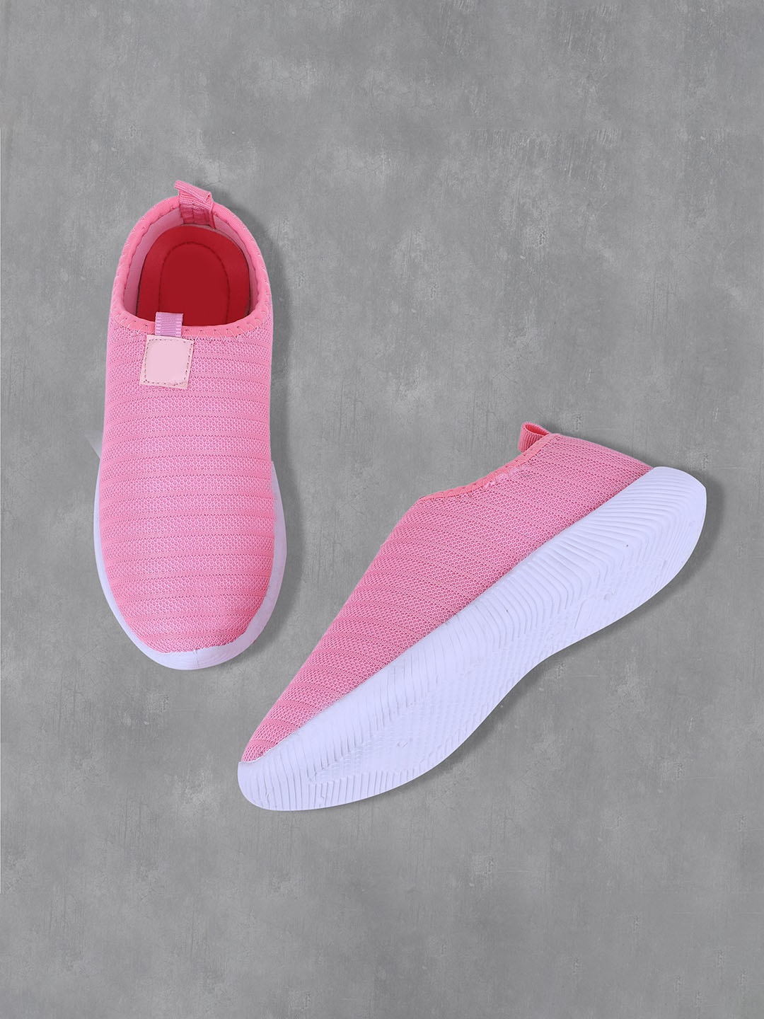 

FABBMATE Women Pink Walking Non-Marking Shoes