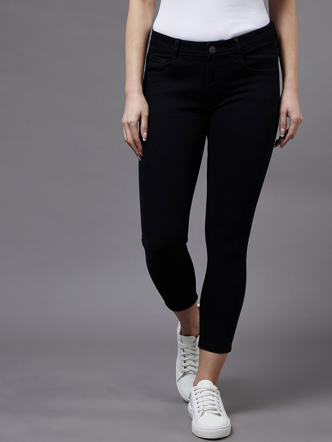 

Miss Chase Women Black Jean Skinny Fit Stretchable Jeans