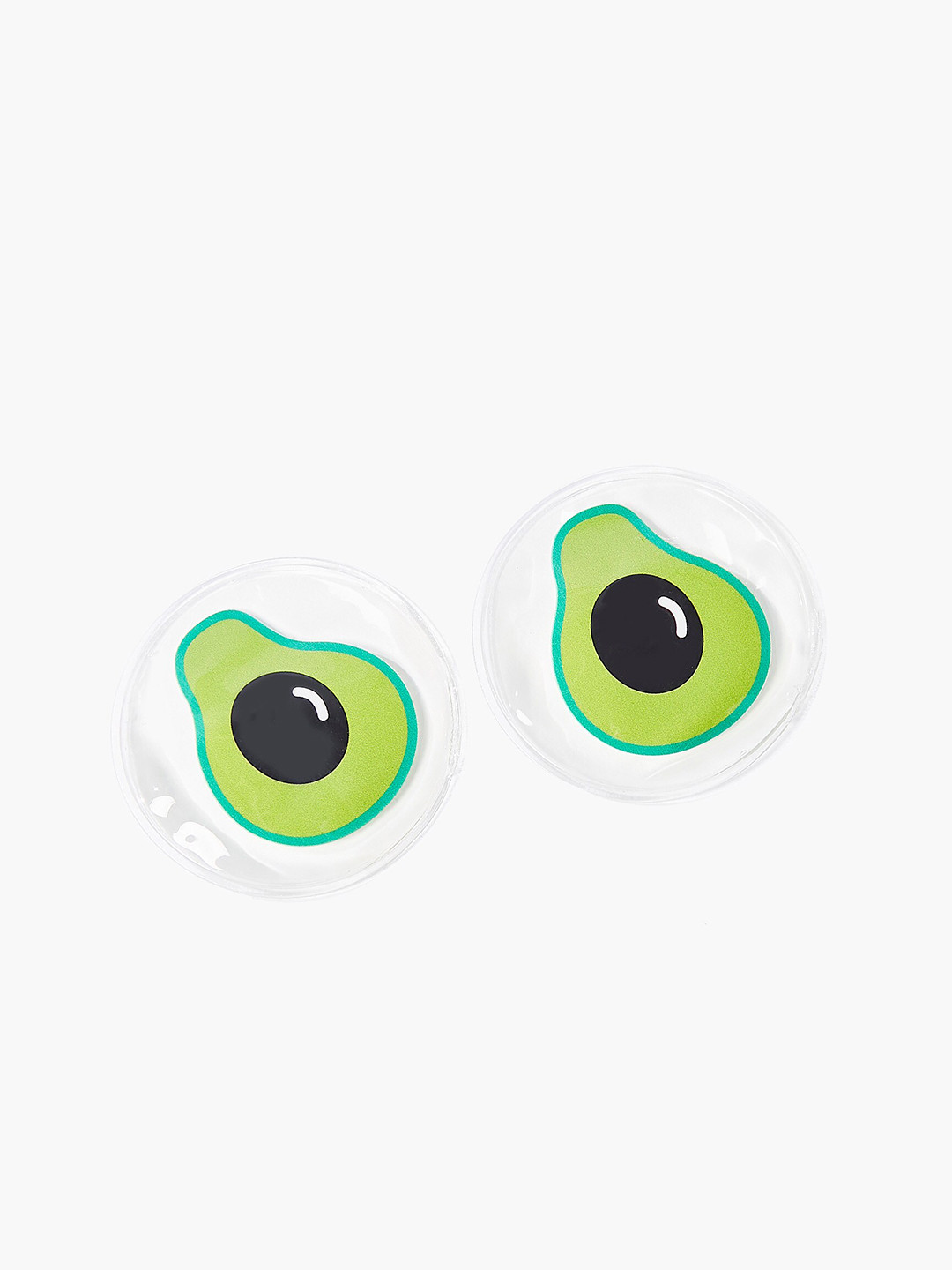 

FOREVER 21 Pair of 100% PVC Gel Avocado Eye Masks, Green