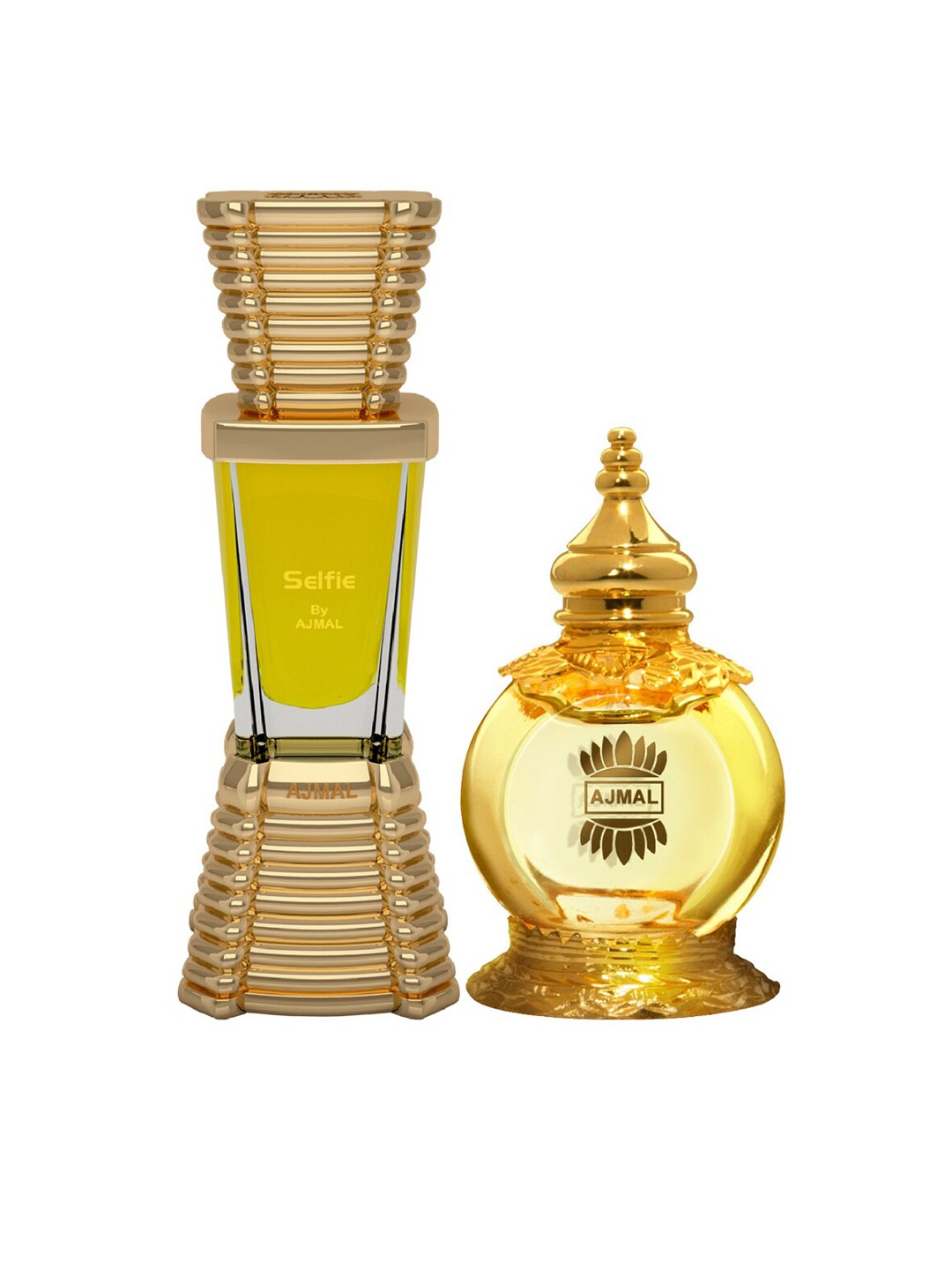 

Ajmal Set of Selfie 10 ml & Alwafa Concentrated Perfume - 12 ml, Yellow