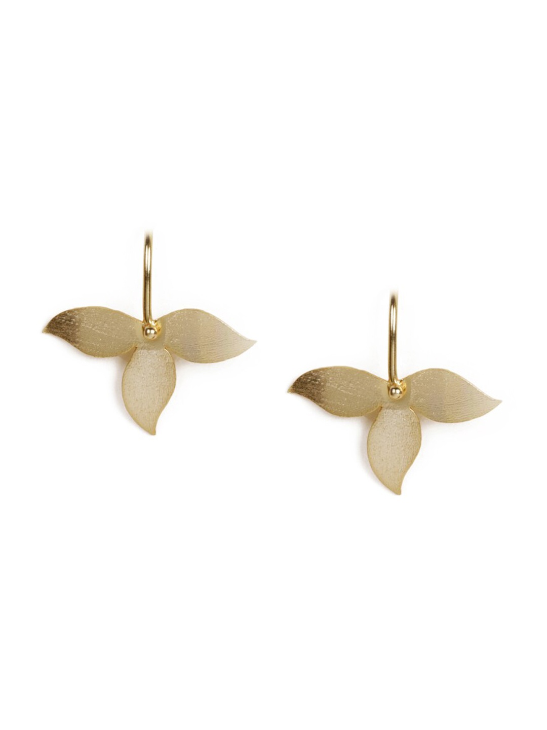 

STILSKII Gold-Toned Contemporary Studs Earrings