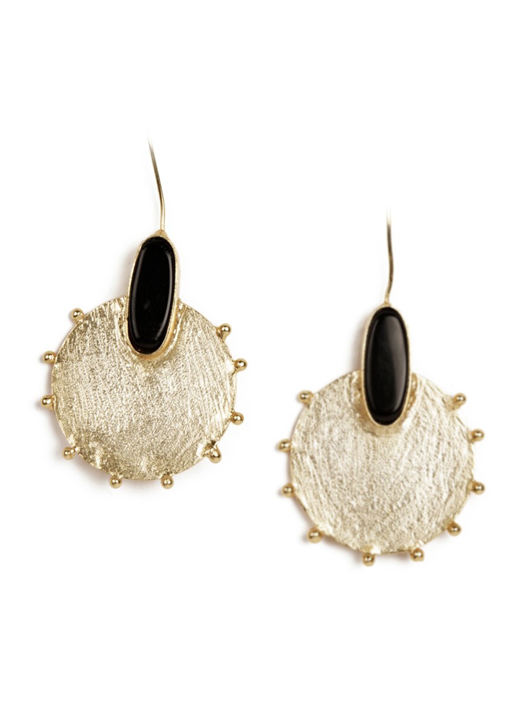 

STILSKII Gold-Toned Contemporary Drop Earrings