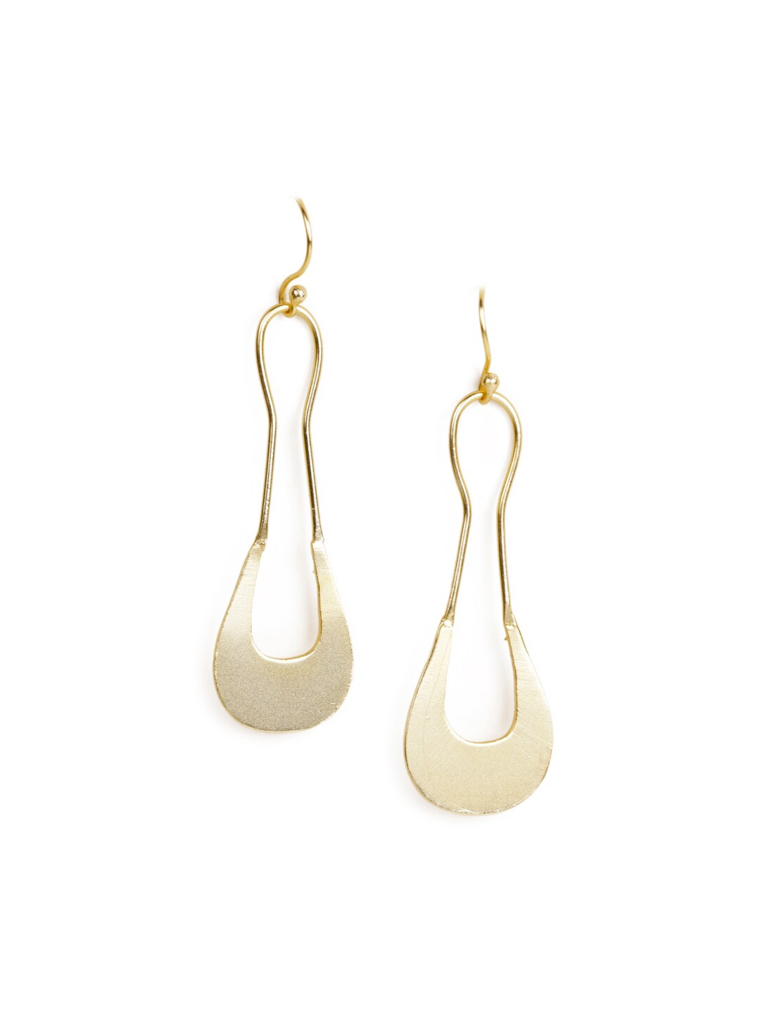 

STILSKII Gold-Plated Contemporary Drop Earrings